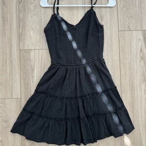Hollister black Textured Dress